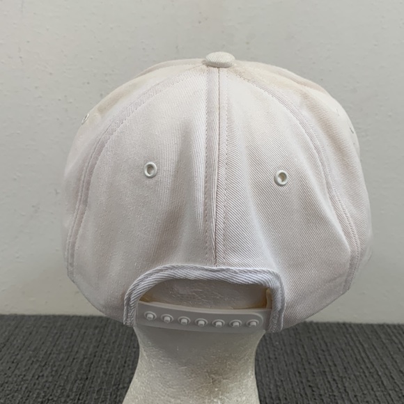 Vintage Pickering Snapback Hat Mens Adjustable White Green Patch Swingster USA - Picture 9 of 16